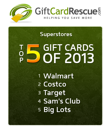 GiftCardRescue.com Top SuperstoreGift Cards
