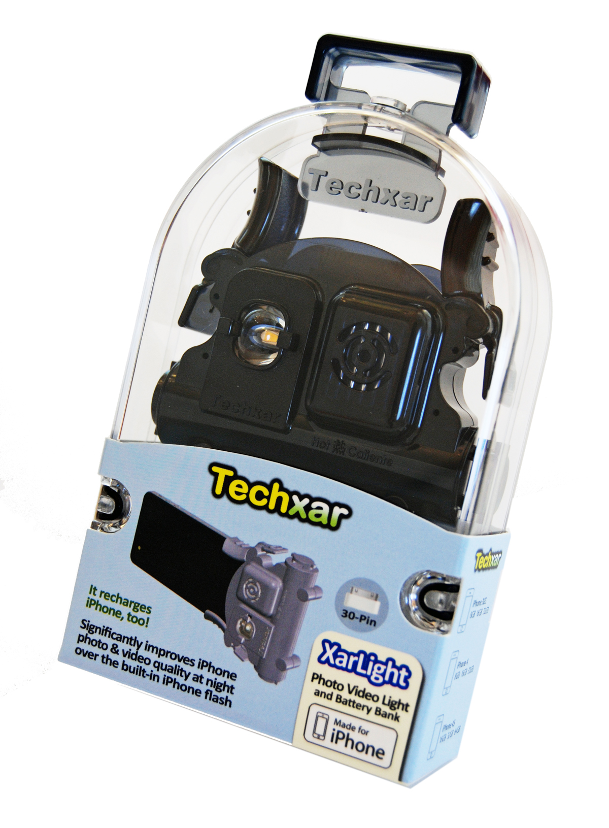 Techxar TX1 Photo Video Light in Retail Packaging