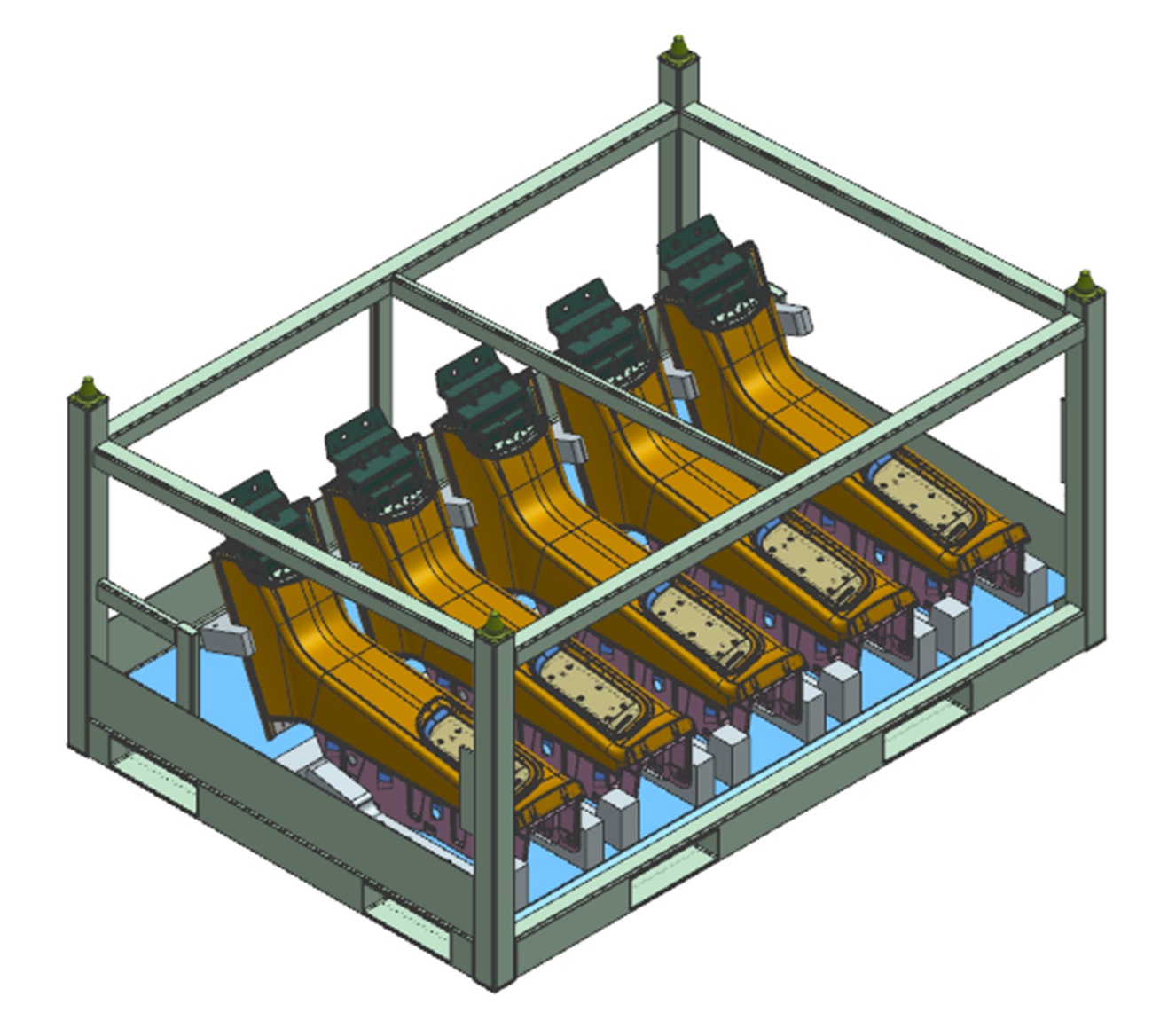 Amatech steel racks are fully customizable.