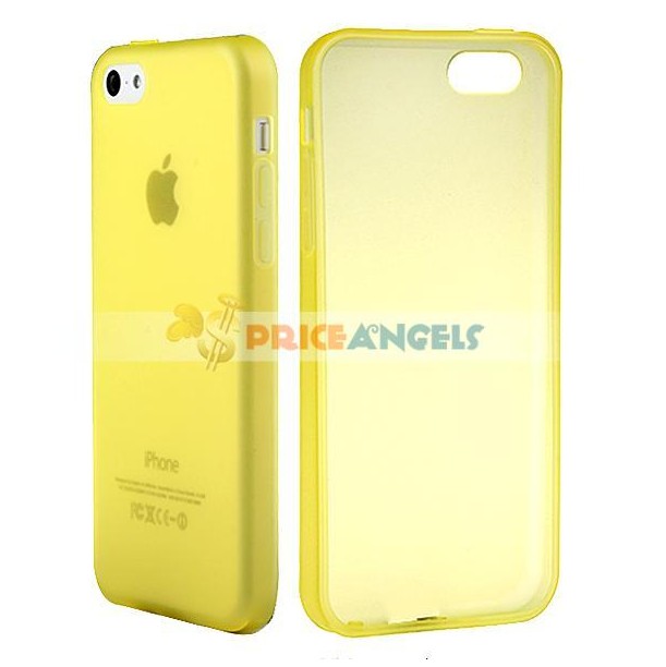 Frosted Protective Case for iPhone 5C (Yellow)