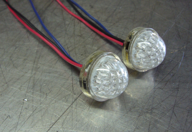 Gregg's Customs Clearn Lens - Amber LED Assembly Pair