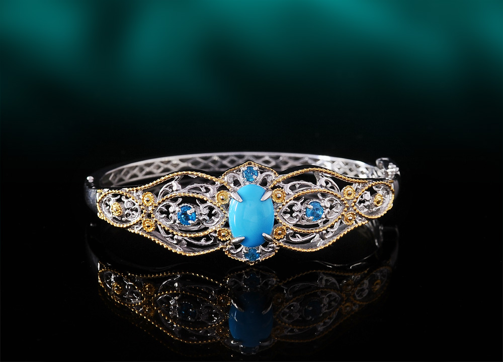 Sleeping Beauty Turquoise Bangle