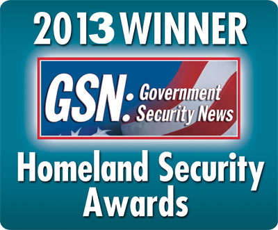 2013 GSN Homeland Security :Multiple Award Winner