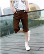 HIEND Korea Fashionable Straight-leg Jeans Shorts