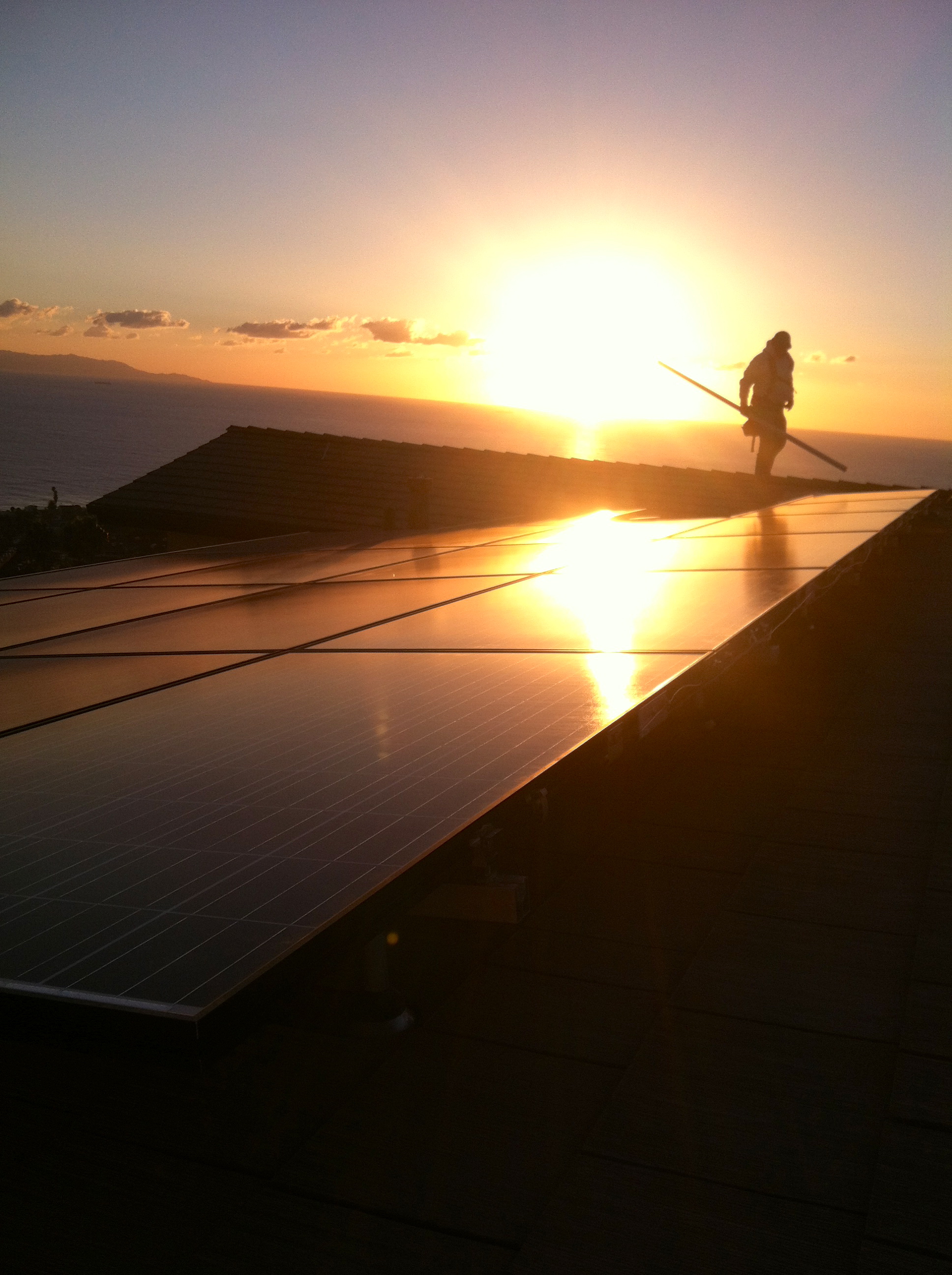 First GAF Solar project installed in San Pedro, California.