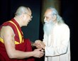 Swami Satchidananda and the Dalai Lama.