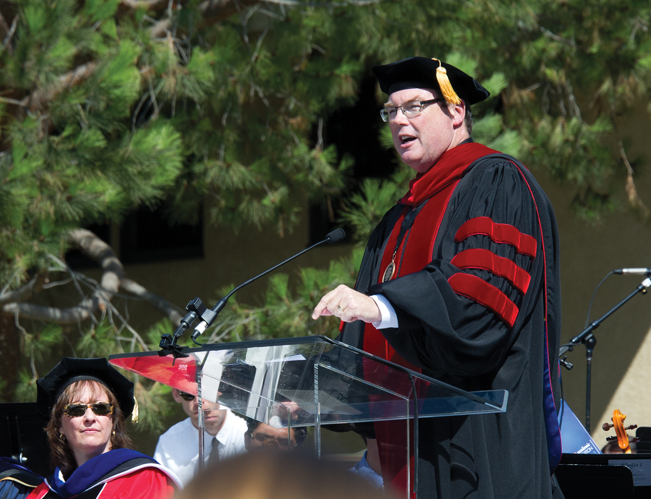 President Michael Beals at Vanguard University's Convocation 2013
