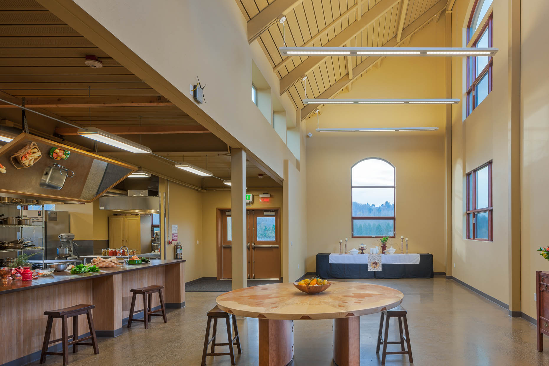 Commercial kitchen at the 21 Acres Center for Local Food and Sustainable Living (Photo credit: Sozinho Imagery)