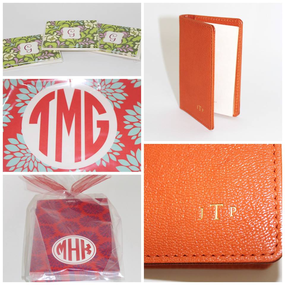 Mint Julep Paperie samples found at www.MatchMyMonogram.com