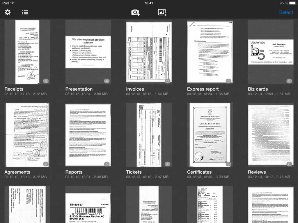 SharpScan - jet Fast multi-page document scanner for iPad and iPhone