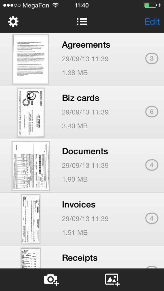 SharpScan - jet Fast multi-page document scanner for iPhone and iPad