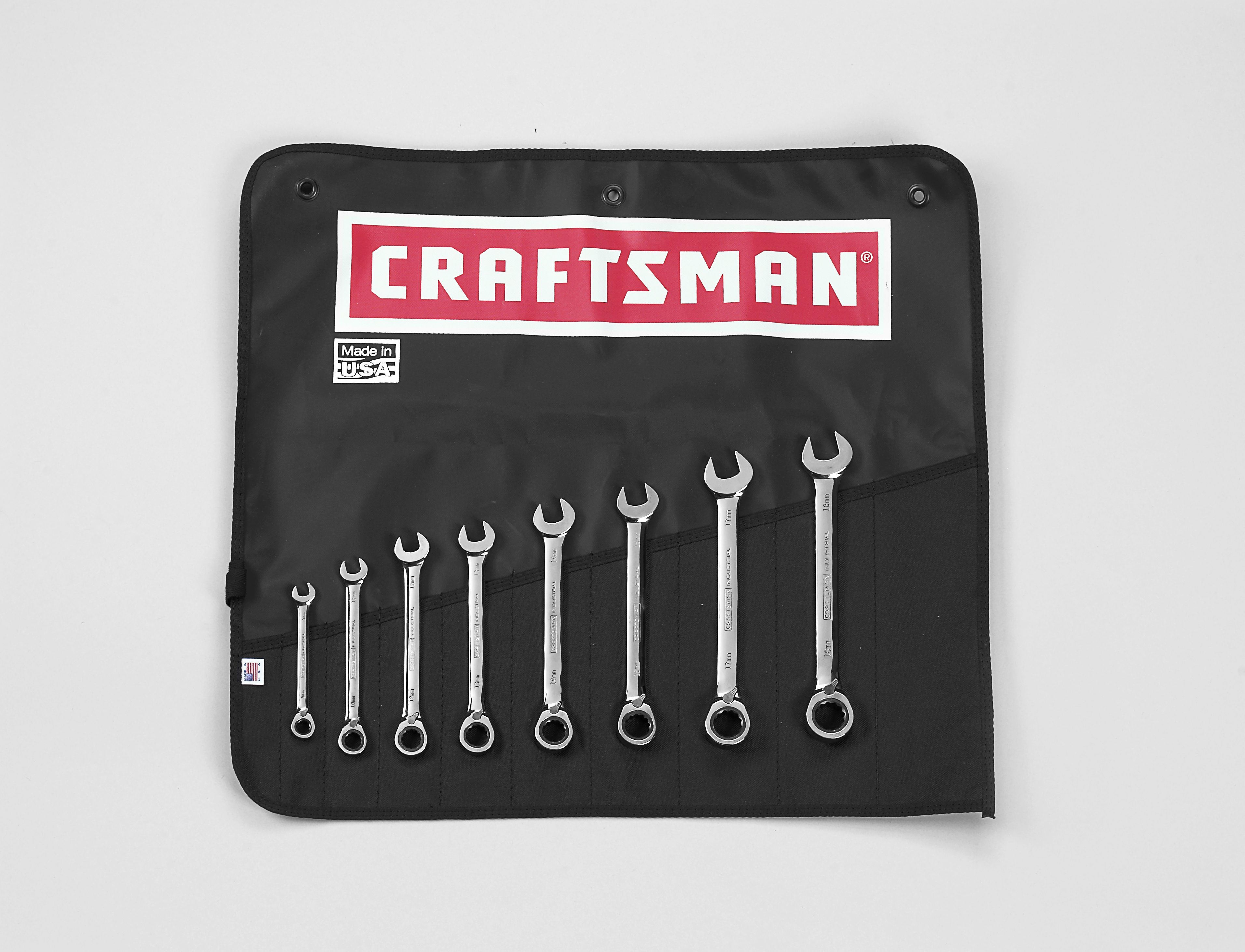 Craftsman Industrial Reverse Ratcheting Combination Wrench Set