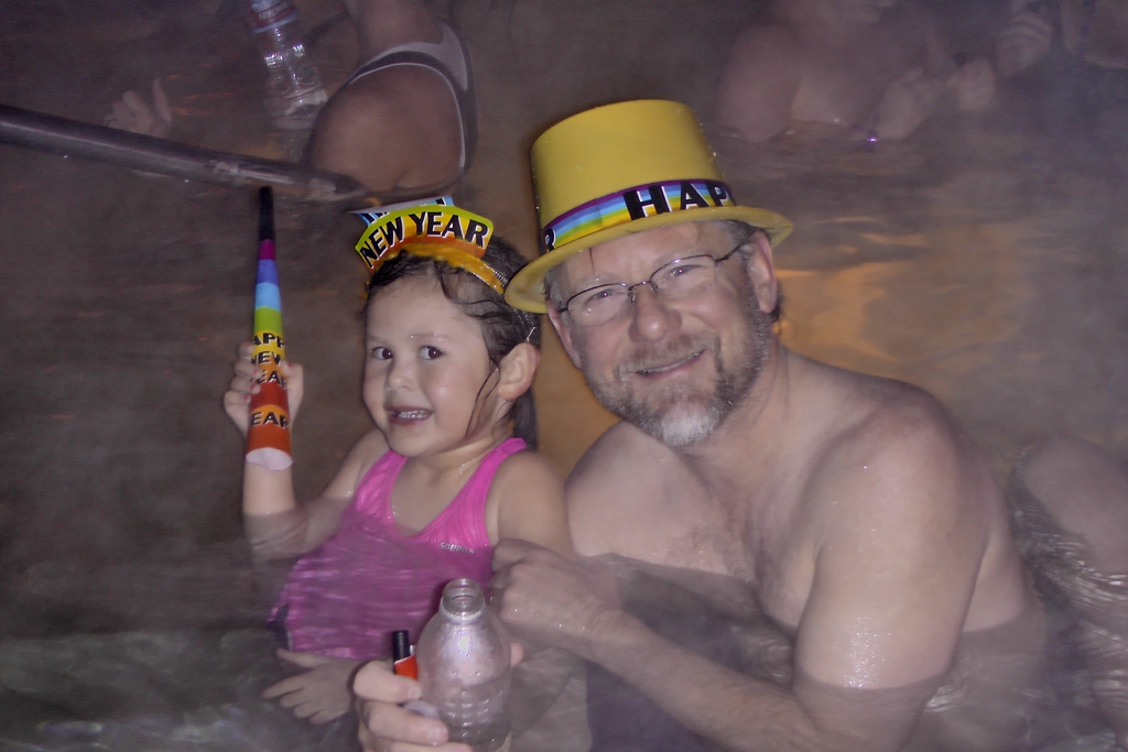 The New Year's Eve celebration at Glenwood Hot Springs is alcohol-free and suitable for all ages