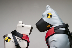 Sleepypod's Clickit Utility dog safety harness has undergone rigorous safety testing.