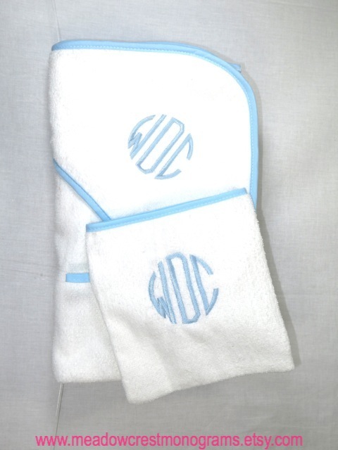 Samples from Meadow Crest Monograms, available at www.MatchMyMonogram.com