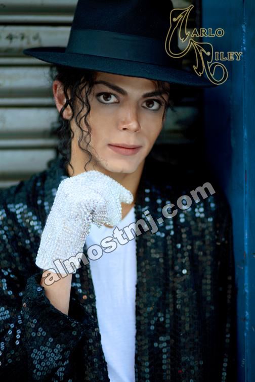 Michael Jackson look alike impersonator Carlo Riley