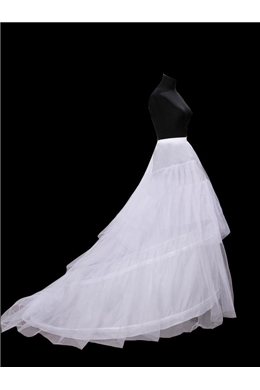 Beautiful Long Tailing Gauze Wedding Petticoat