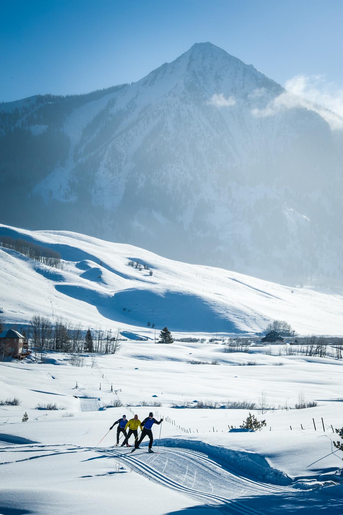 Nordic trails, courtesy of Crested Butte Nordic/Xavier Fane.