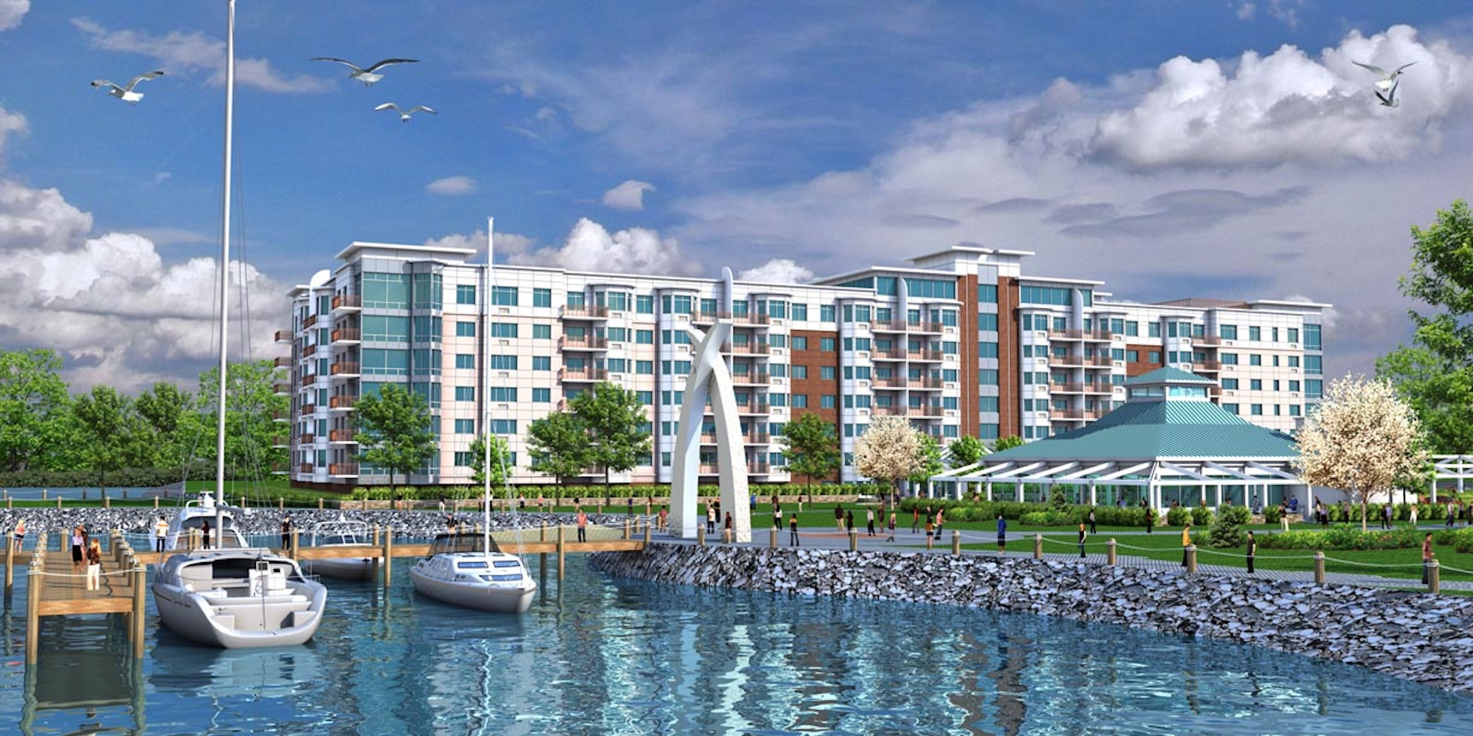 Harbor Square, a 188-unit luxury rental community on the Hudson River scheduled to open in spring of 2015