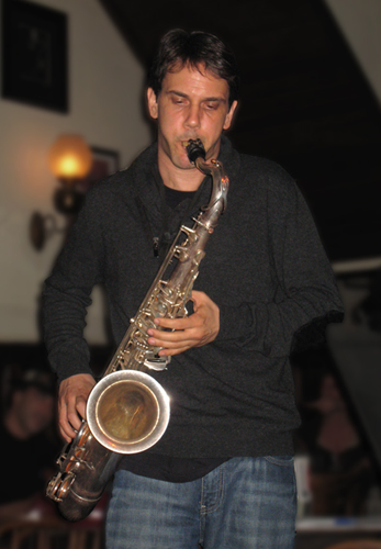 Rome-based reed player and composer Matt Renzi.