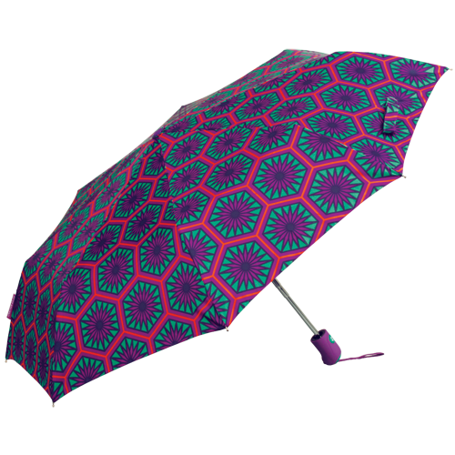 Jonathan Adler Positano Hexagons Travel Umbrella