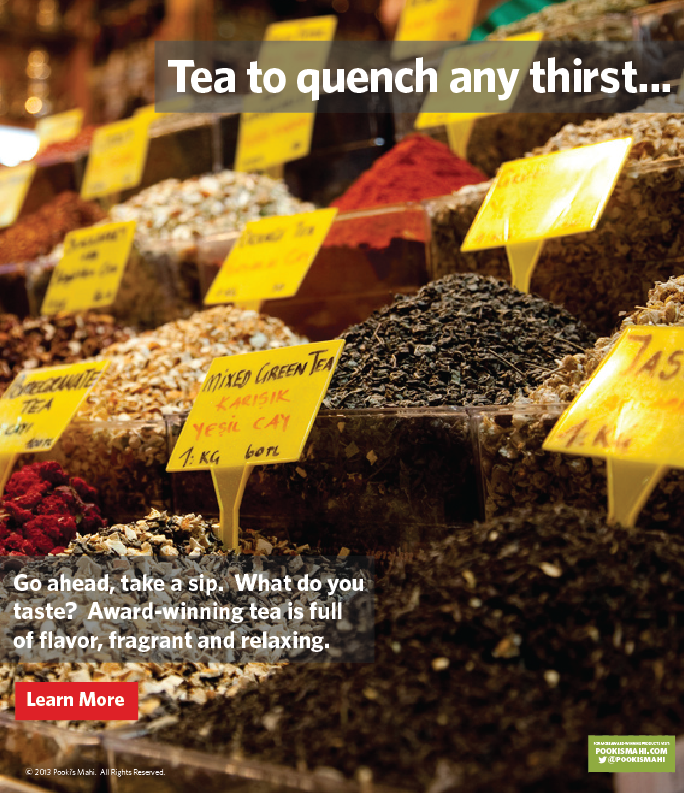 Go ahead, take a sip. What do you taste?  Award-winning tea is full of flavor, fragrant and relaxing.