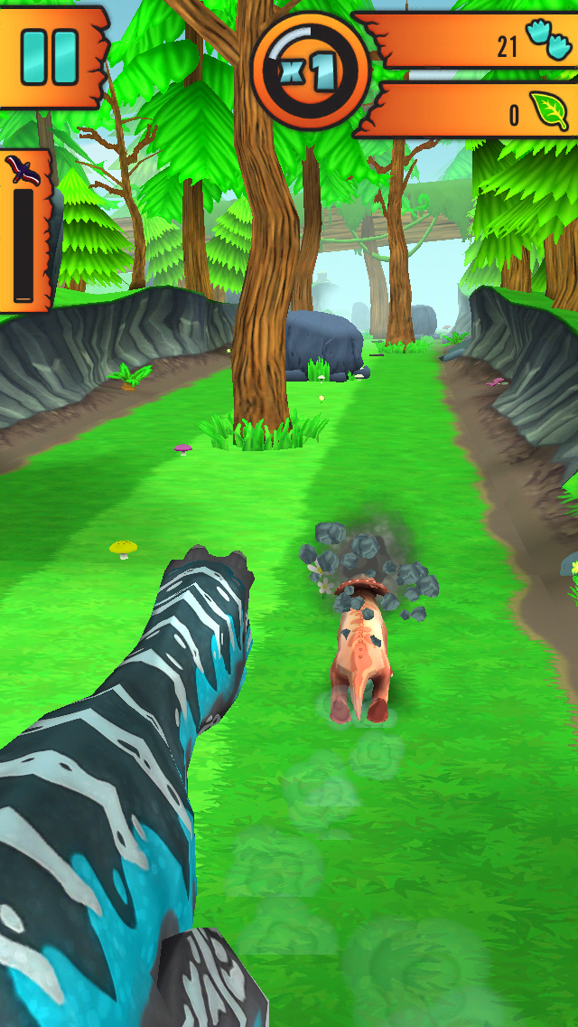 Screenshot from the Forrest Level