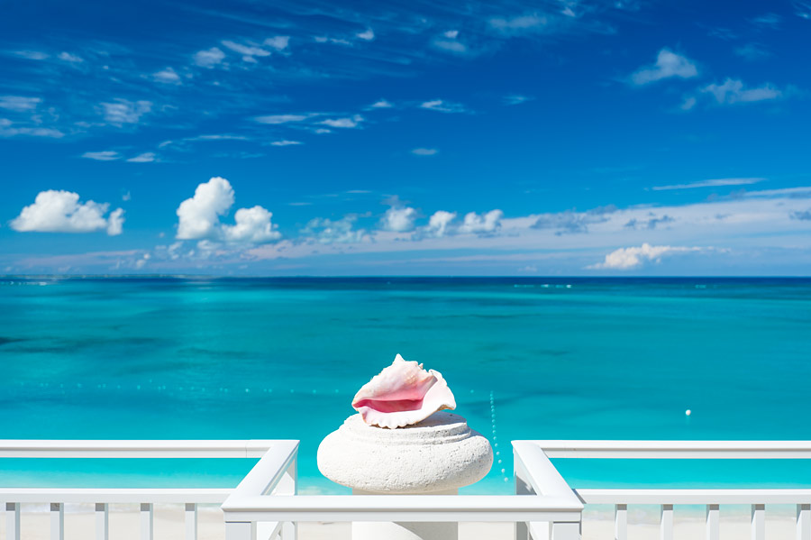 A lovely view from one of the Penthouse Suites at The Venetian on Grace Bay