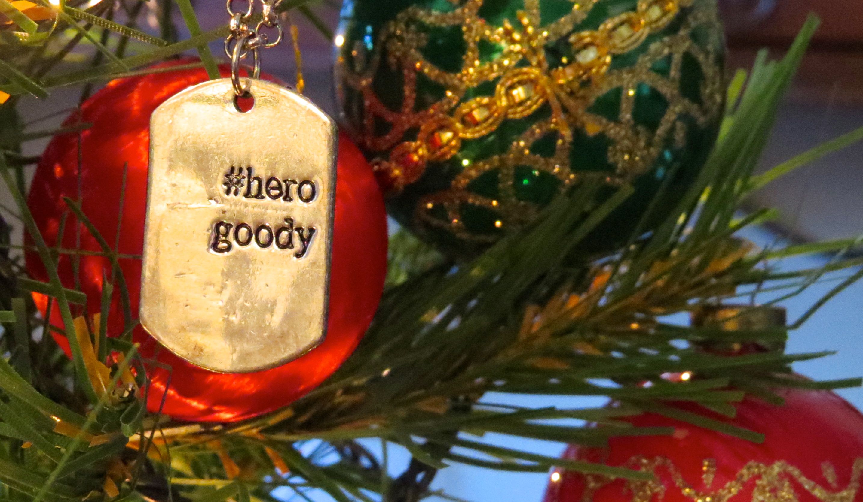 You can tag someone doing with a Hero Goody Necklace