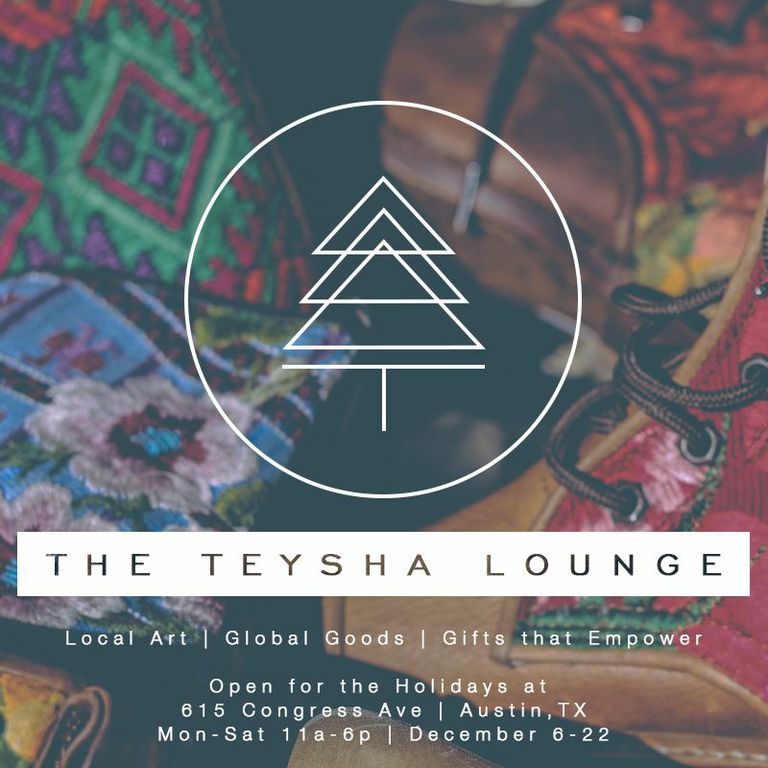"The Teysha Lounge": Local Art, Global Goods and Gifts that Empower