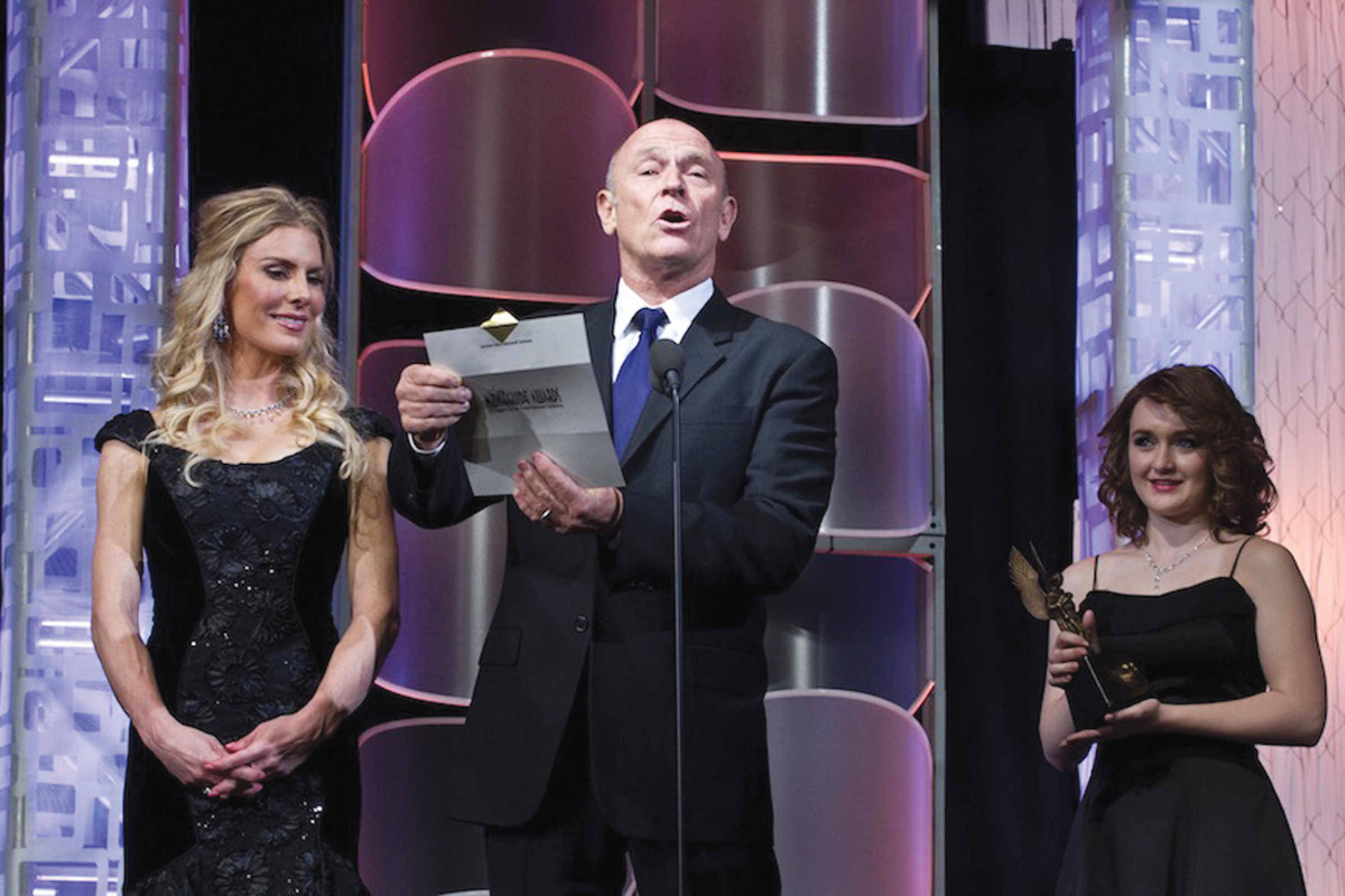 Kelly Grayson and Corbin Bernsen - Presenters at the 19th Annual MOVIEGUIDE® Awards Gala in 2011