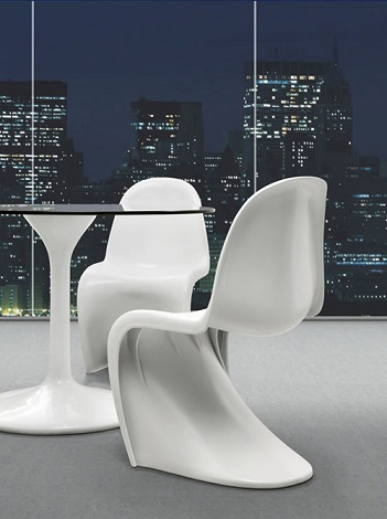 Zuo Modern S Chair White 103182