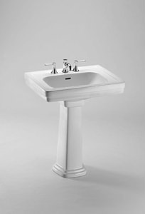 Toto LPT530.4N Pedestal Lavatory Sink from the Promenade Collection