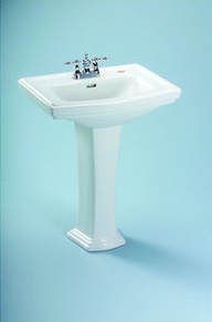 Toto LPT780.8 Widespread Vitreous China Lavatory Sink from the Clayton Collection