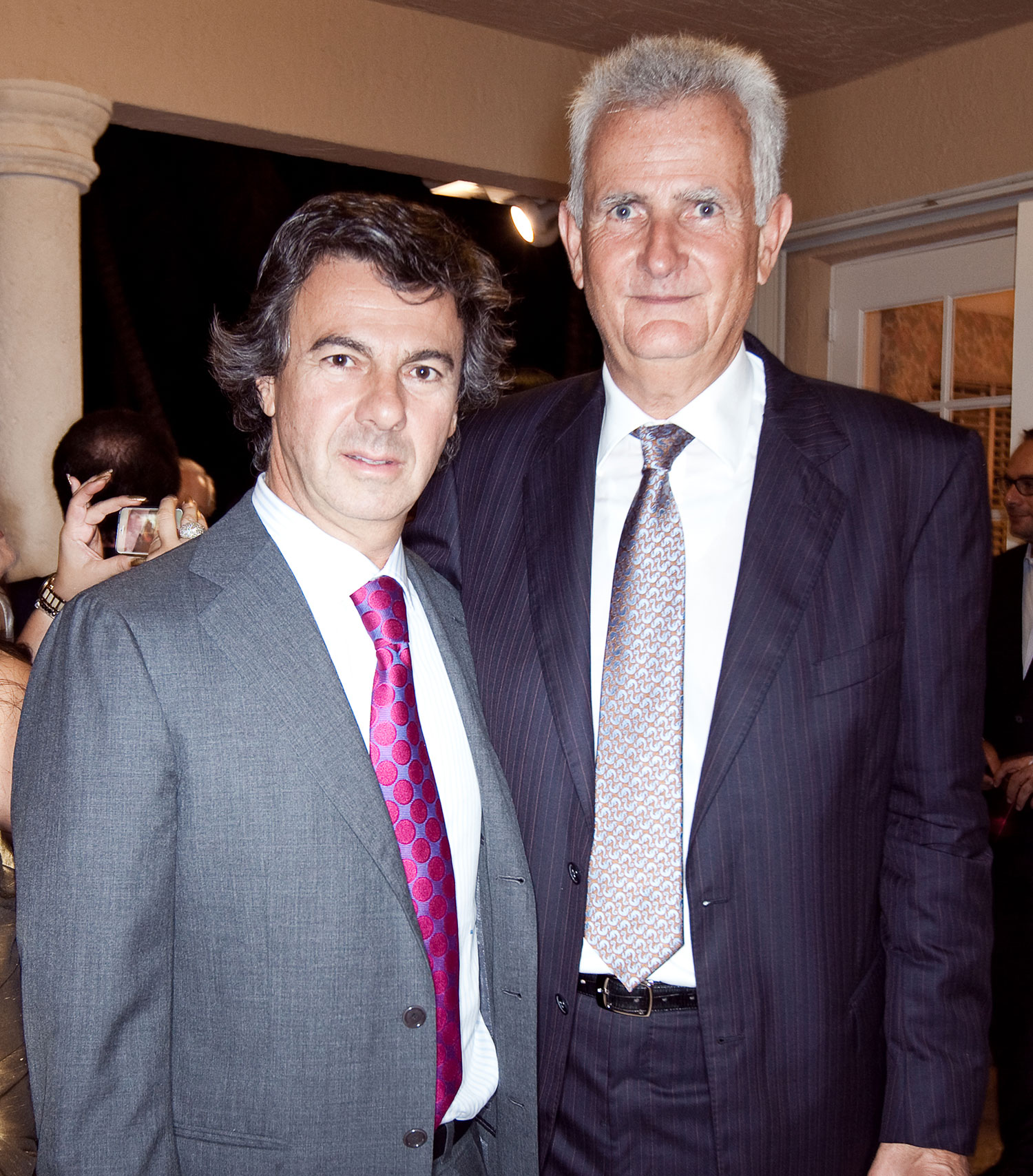 Ugo Colombo and Italian Consul General, the Honorable Adolfo Barattolo