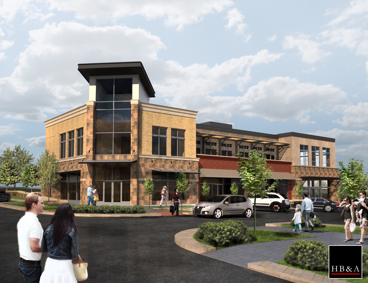 The Meadows at Historic Castle Rock Town Center rendering