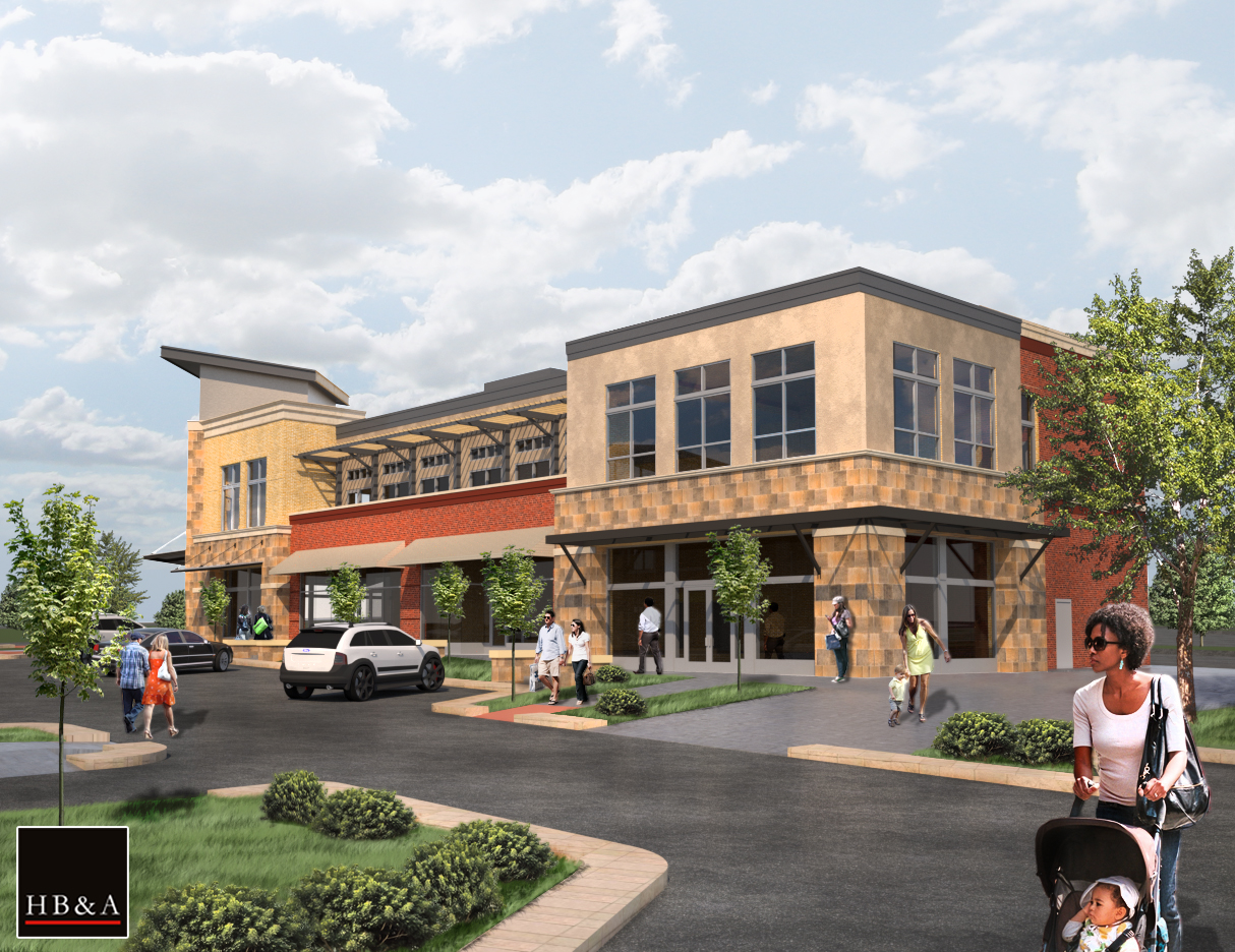 The Meadows at Historic Castle Rock Town Center rendering