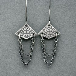 Ornate Geometric Chandelier Earrings by Jess Kay Designs