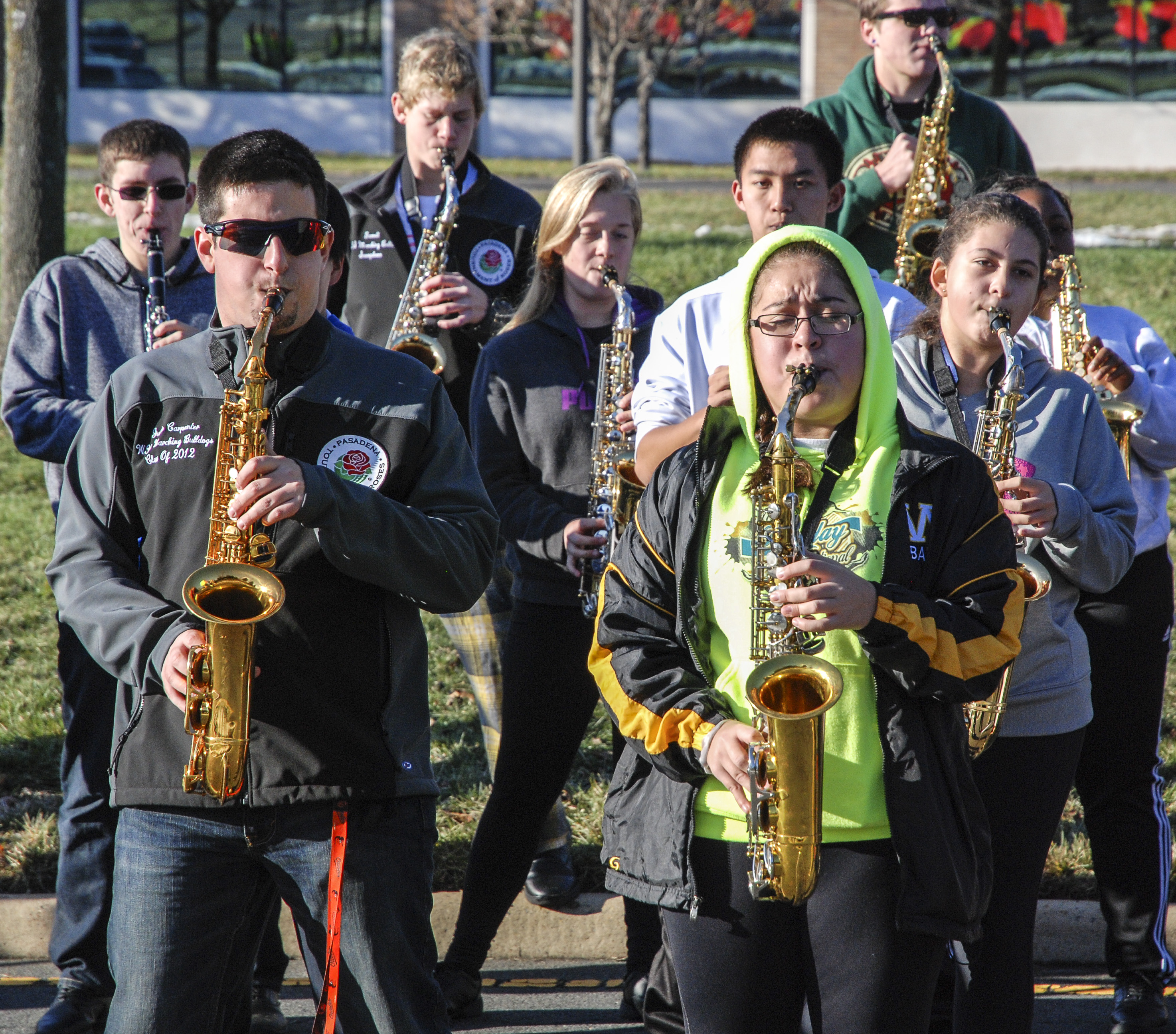 WHS Saxophone Players Will Put on a Memorable Show During 2014 Rose Parade