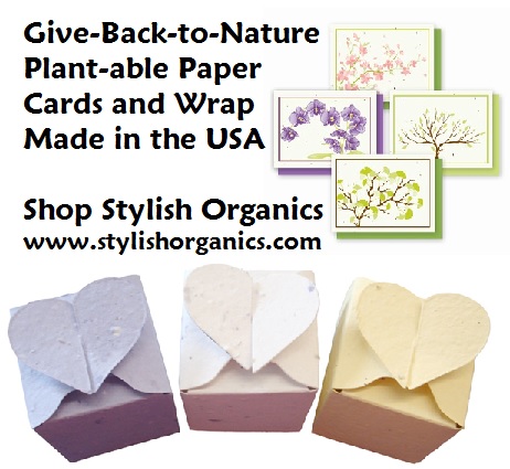 Truly Eco-friendly Seeded Plant-able Cards & Wrap Give-Back-to-Nature!