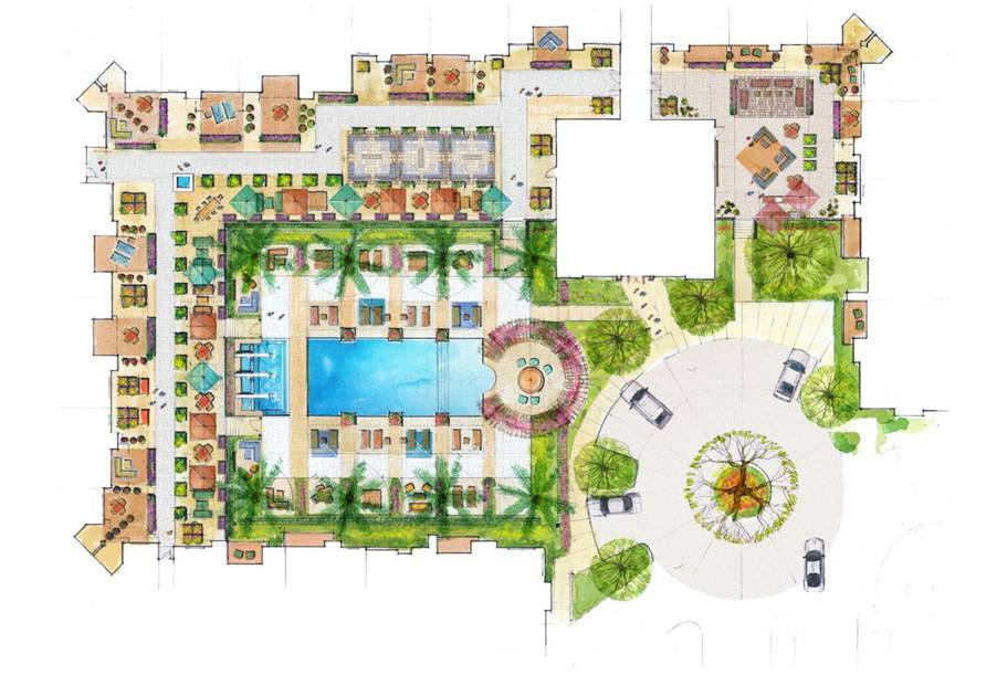 Site Map of Cascàd Modern Luxury Apartments