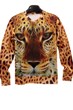 Leopard Sweatshirt, Lifelike Sweatshirt
