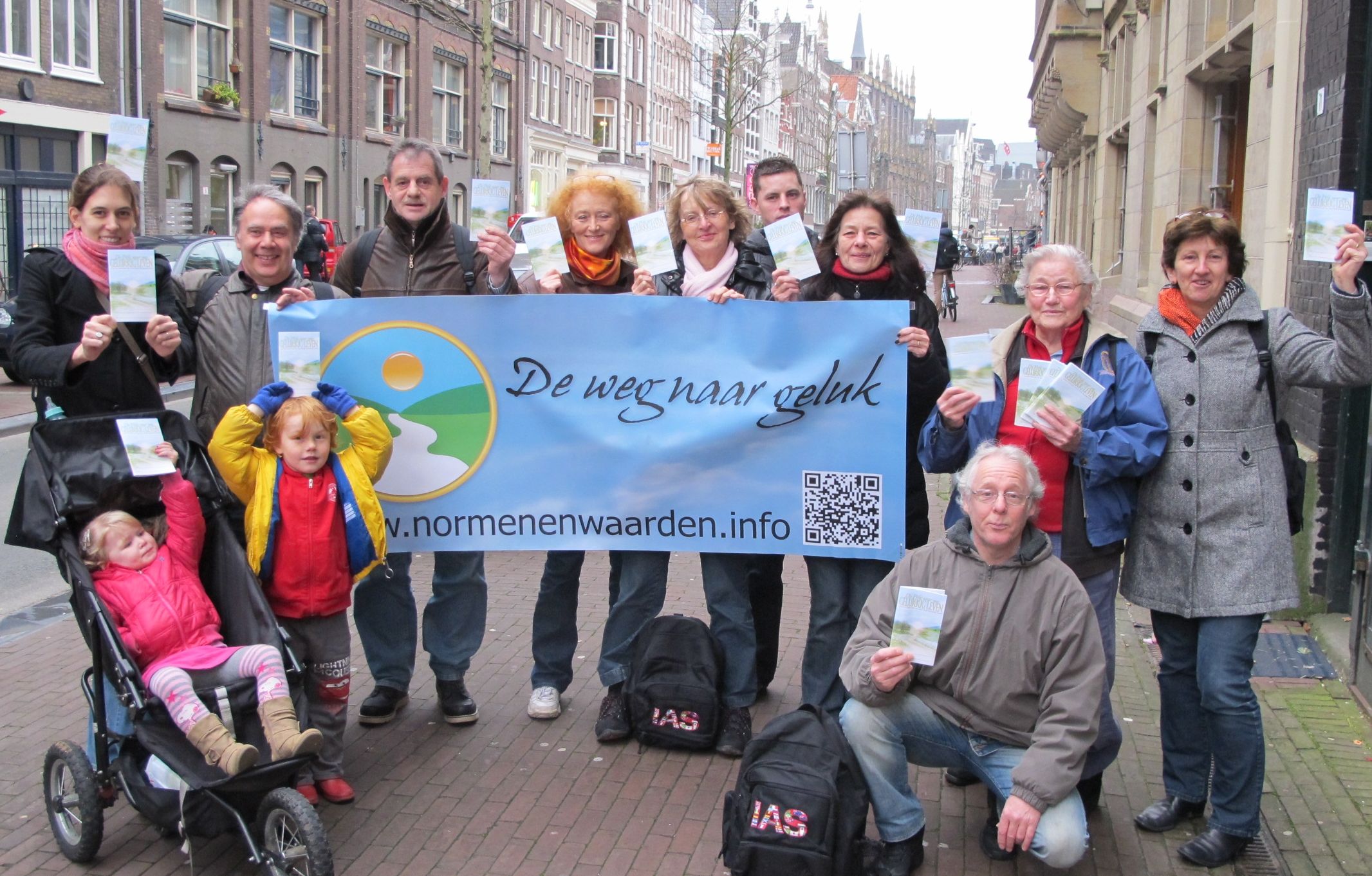 Dutch Scientologists, working to raise the moral and ethical climate of the Netherlands through The Way to Happiness