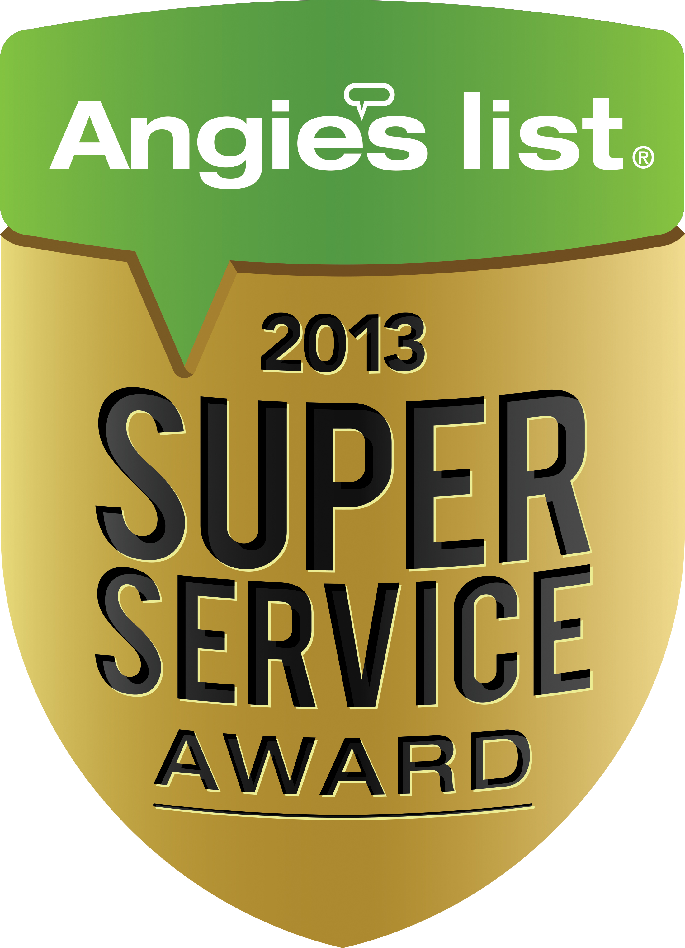 Angie's List 2013 Super Service Award