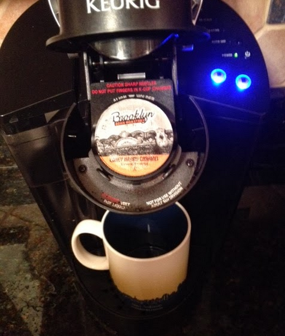 Single cup Two RIvers and Keurig K-cup brewer