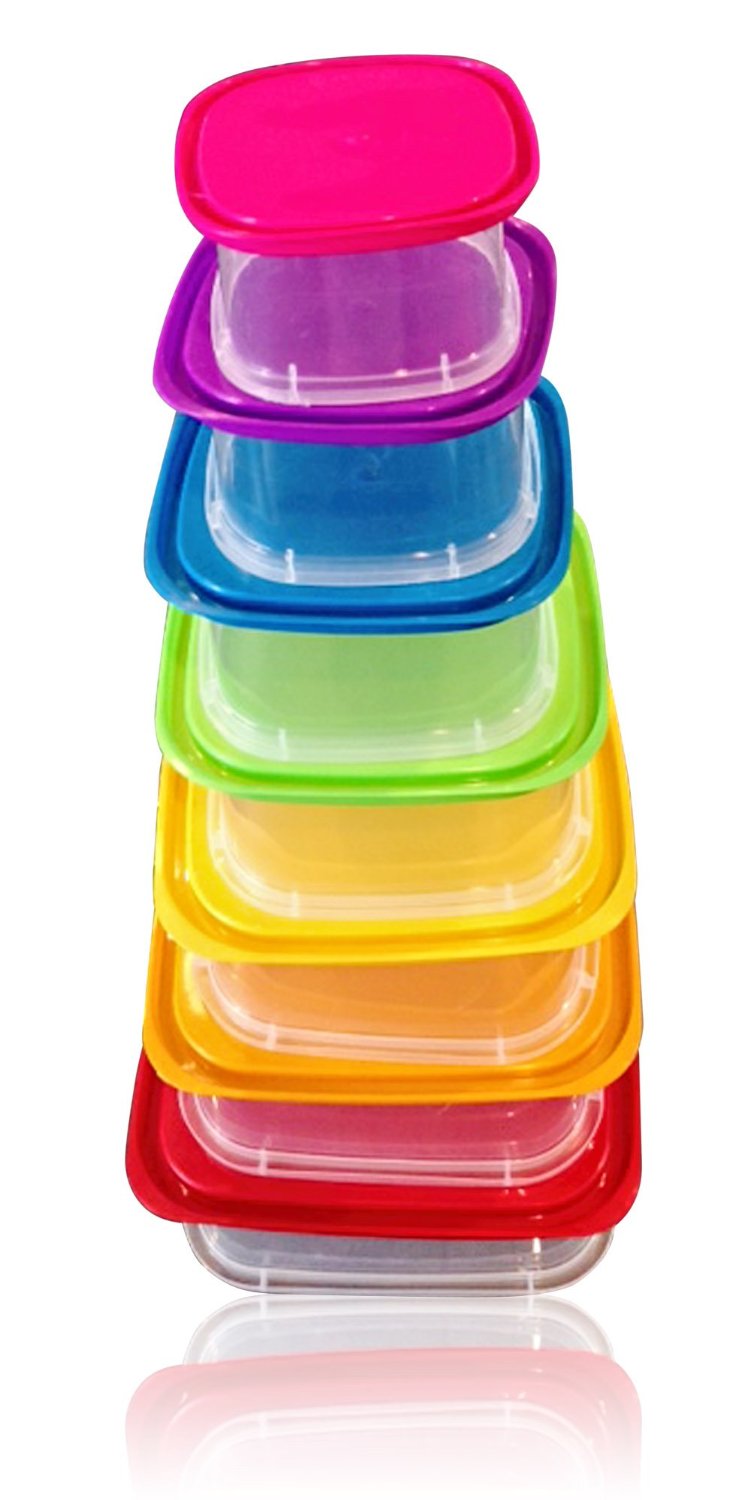 Rainbow Food Storage Containers