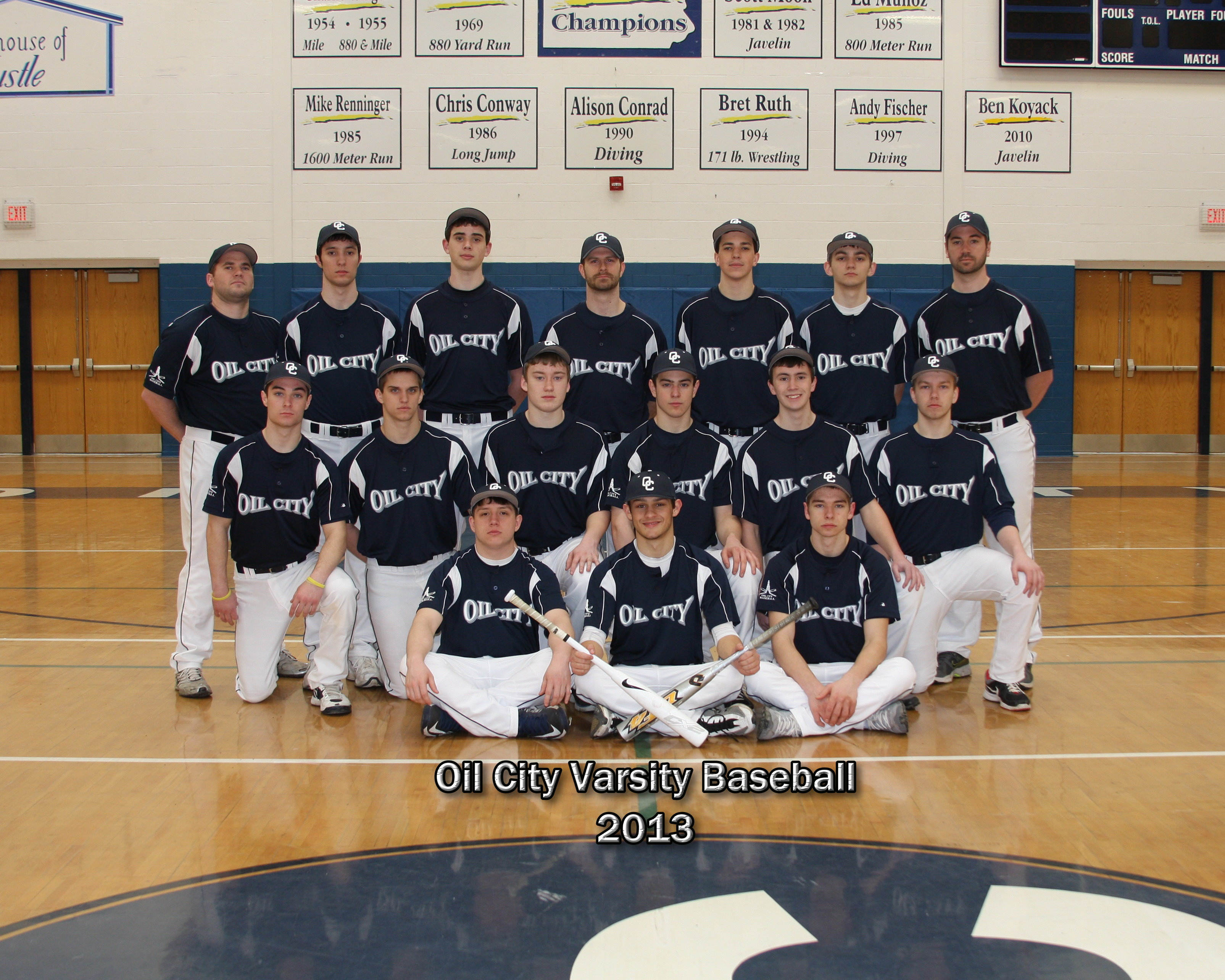 The Oil City Senior High School Baseball Team