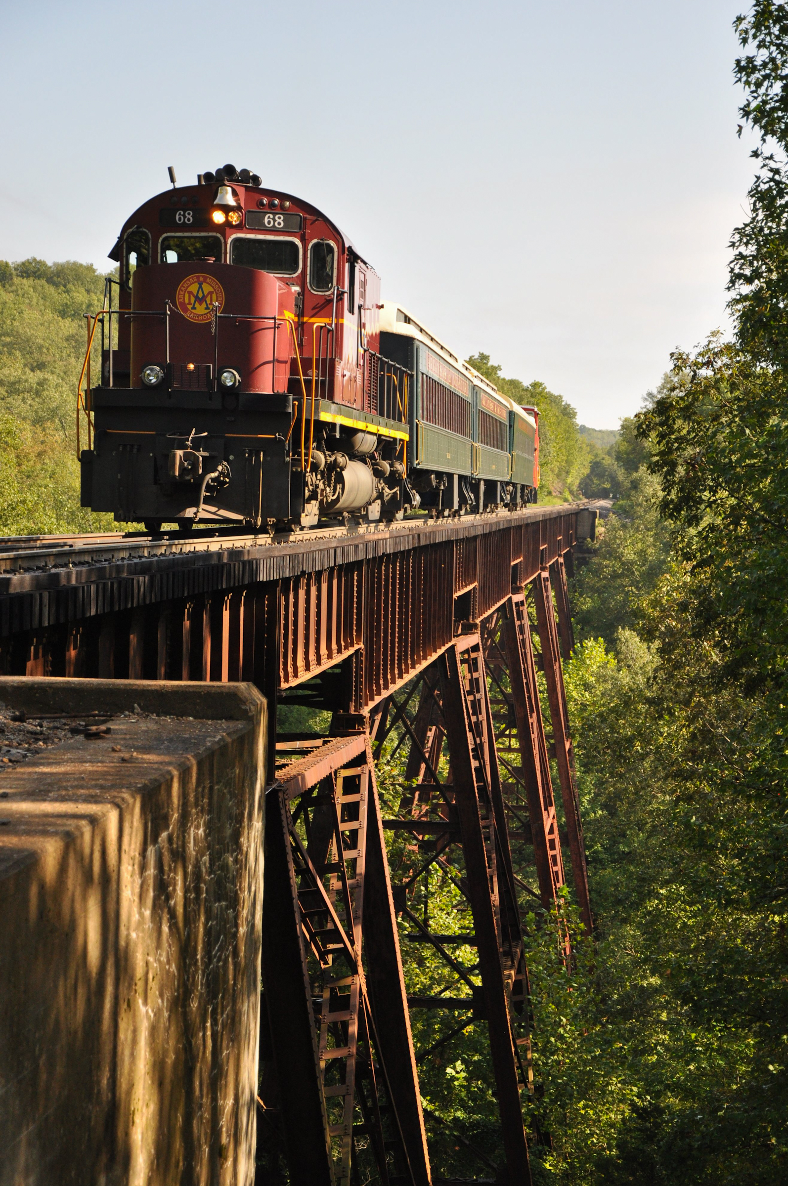Charter train rides on the Arkansas & Missouri Railroad will highlight the 2014 NRHS convention.