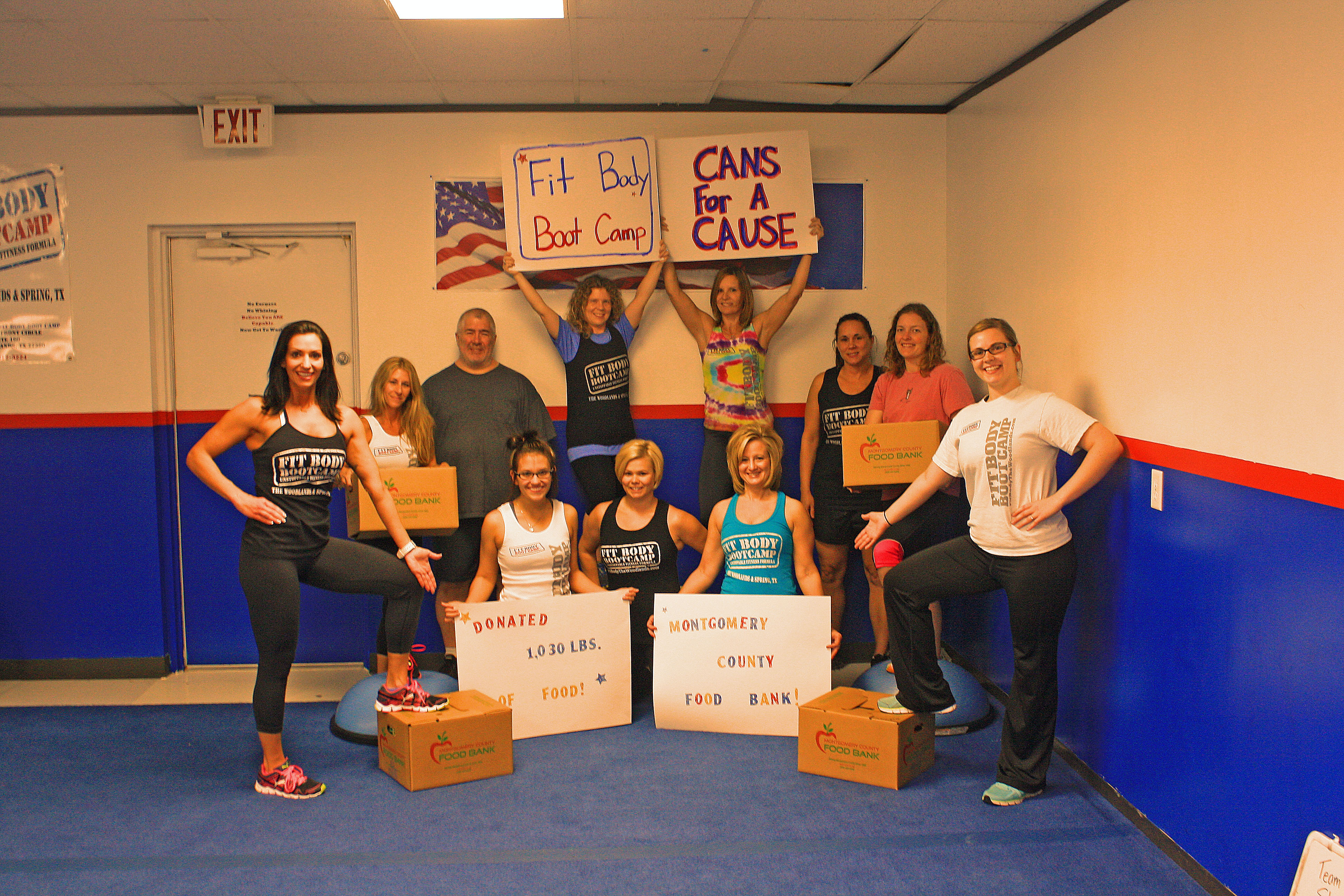 Members of Fit Body Boot Camp Spring and The Woodlands