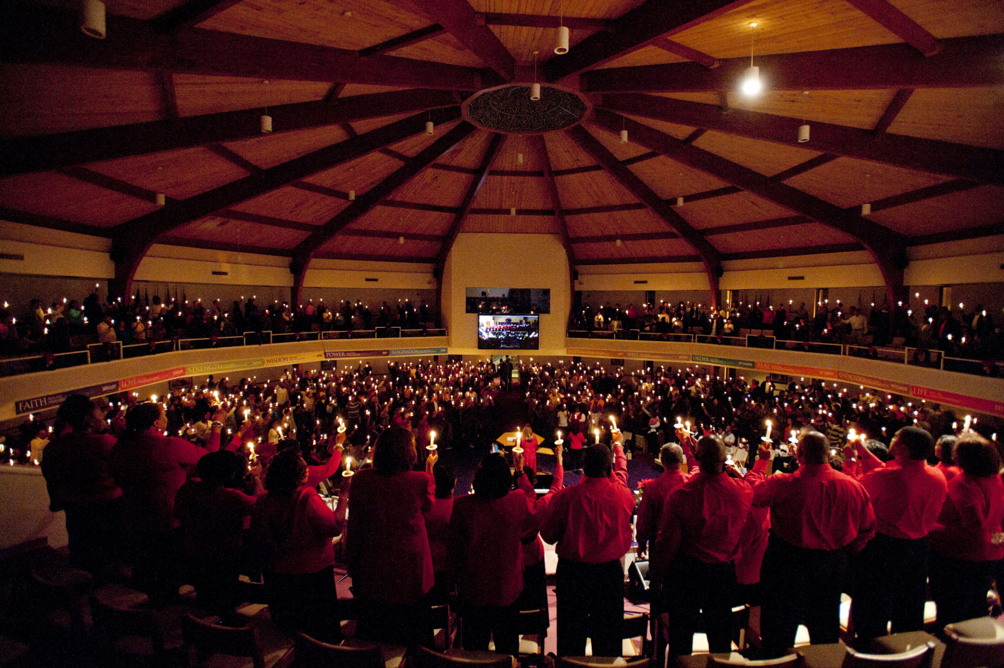Hillside's New Year's Eve service typically is attended by a thousand or more.
